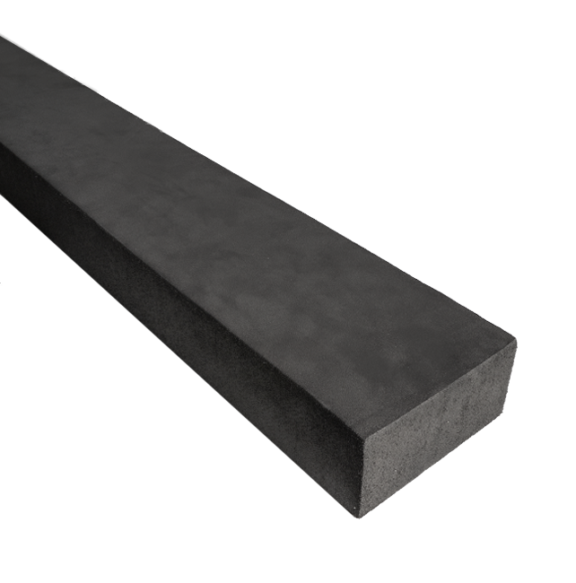 Sharp Corner Crosslinked Polyethylene Bumper Foam (3lb, 2.5" x 5" x 36")
