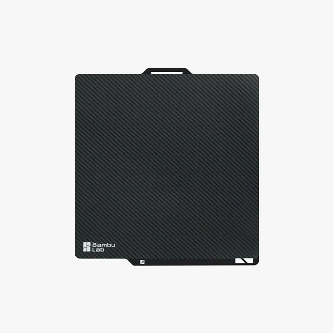 Bambu 3D Effect Plate and Sheet, Carbon Fiber, X1 Series/P1 Series/A1