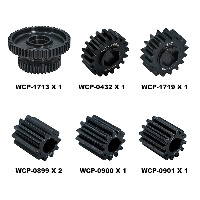 Kit: X1/X2 Ratio Set (8mm Key Bore, Swerve X2)