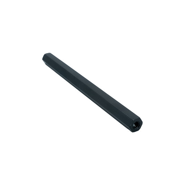 5" WD x #10-32 ID x 3/8" OD Aluminum Threaded Hex Standoffs (5-Pack)