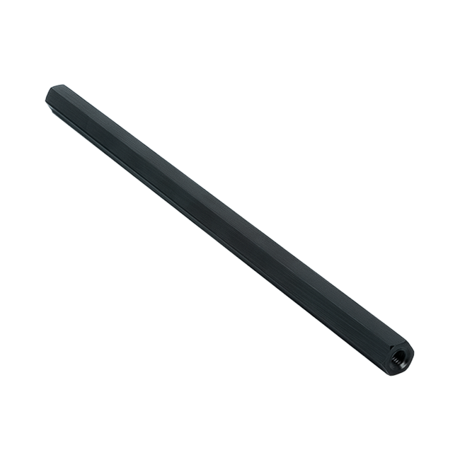 8" WD x #10-32 ID x 3/8" OD Aluminum Threaded Hex Standoffs (5-Pack)