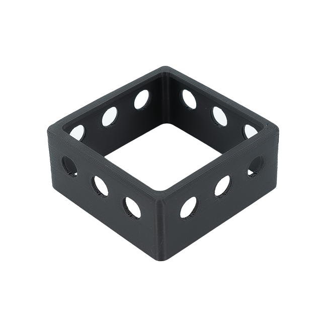 2"x2"x.06" Plastic Tube Plug Sleeve (1/4" Clearance) (2-Pack)