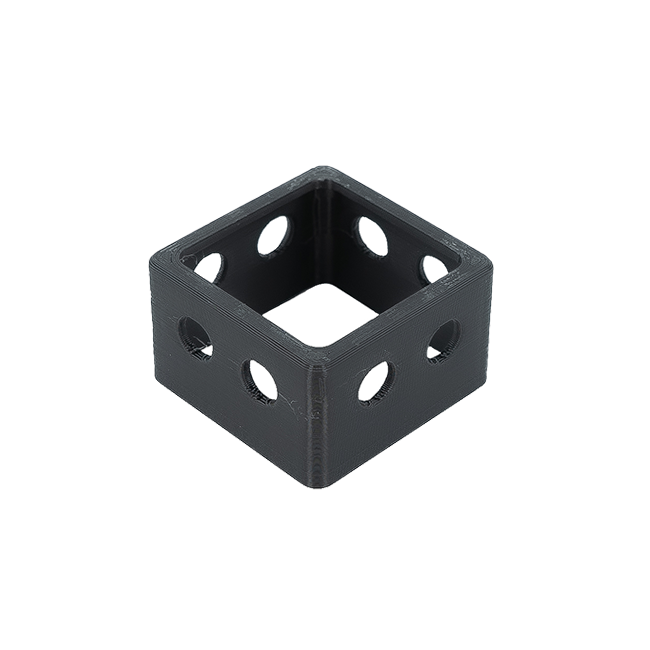 1.5"x1.5"x.06" Plastic Tube Plug Sleeve (1/4" Clearance) (2-Pack)