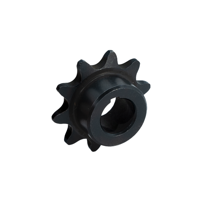 10t Steel Hub Sprocket (#25 Chain, 8mm Key Bore)