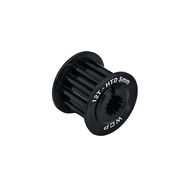 12t x 9mm Wide Aluminum Pulley (HTD 5mm, Falcon Bore)