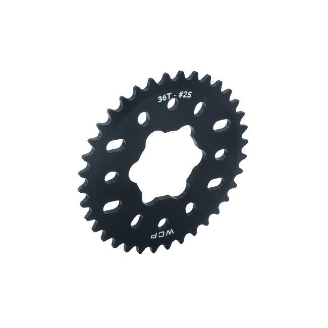 36t Aluminum Plate Sprocket (#25 Chain, SplineXL Bore)