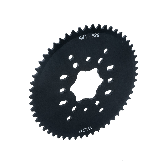 54t Aluminum Plate Sprocket (#25 Chain, SplineXL Bore)