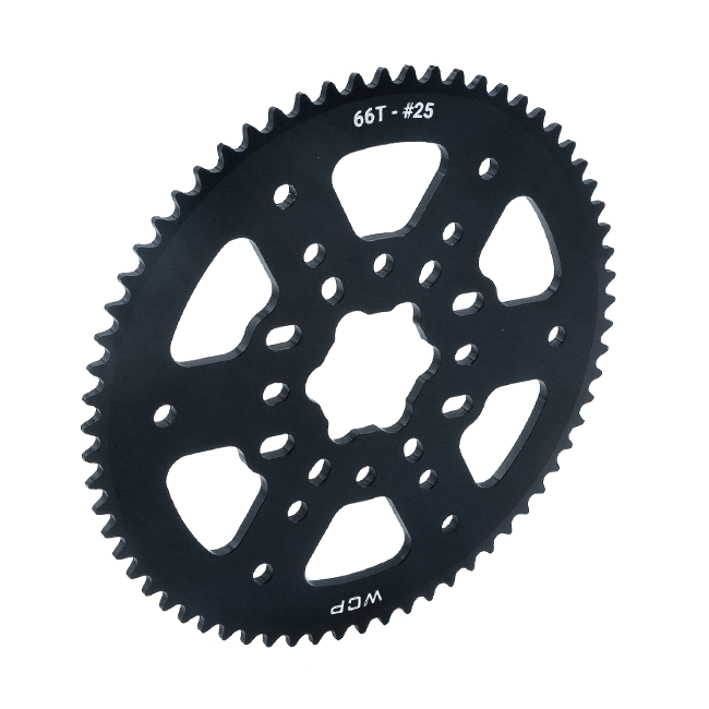 66t Aluminum Plate Sprocket (#25 Chain, SplineXL Bore)