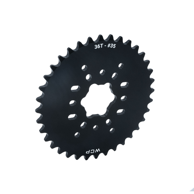 36t Aluminum Plate Sprocket (#35 Chain, SplineXL Bore)