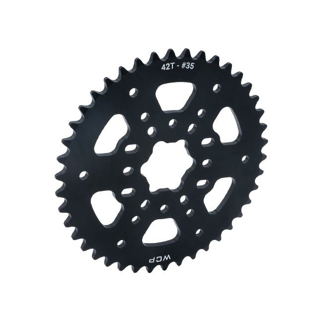 42t Aluminum Plate Sprocket (#35 Chain, SplineXL Bore)
