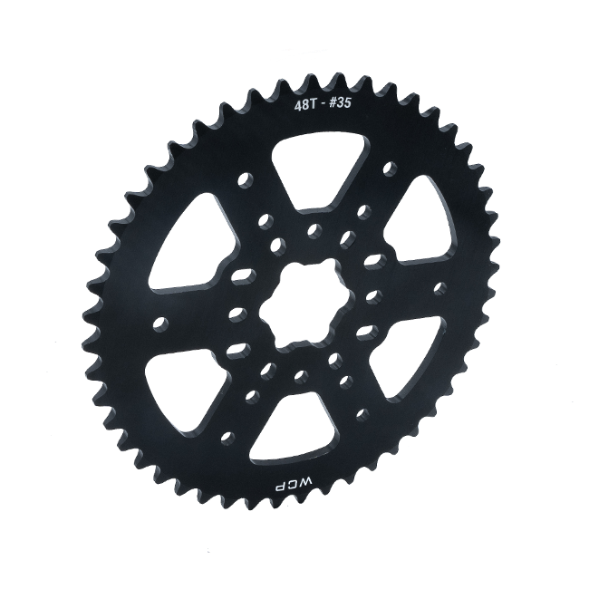 48t Aluminum Plate Sprocket (#35 Chain, SplineXL Bore)