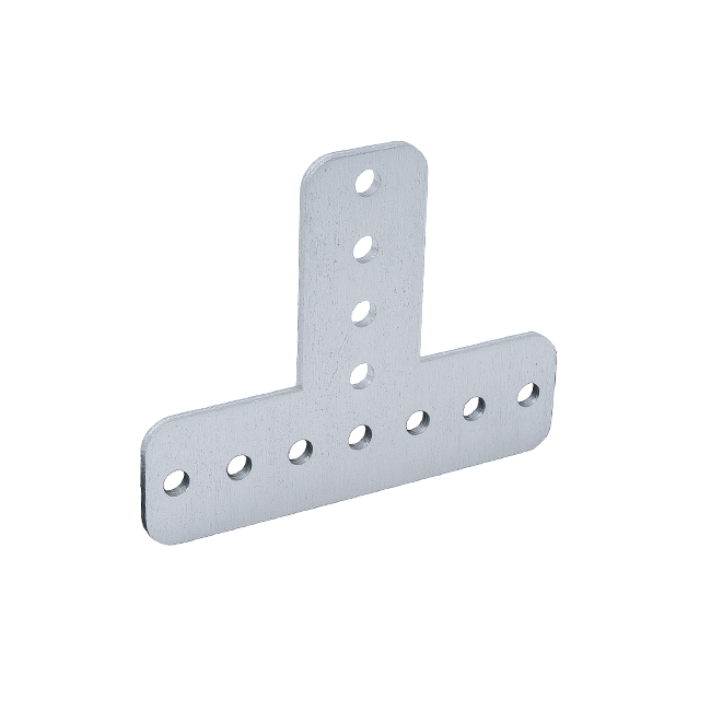 T Gusset, Sharp Corner (#10, 0.098" Thick) (2-Pack)