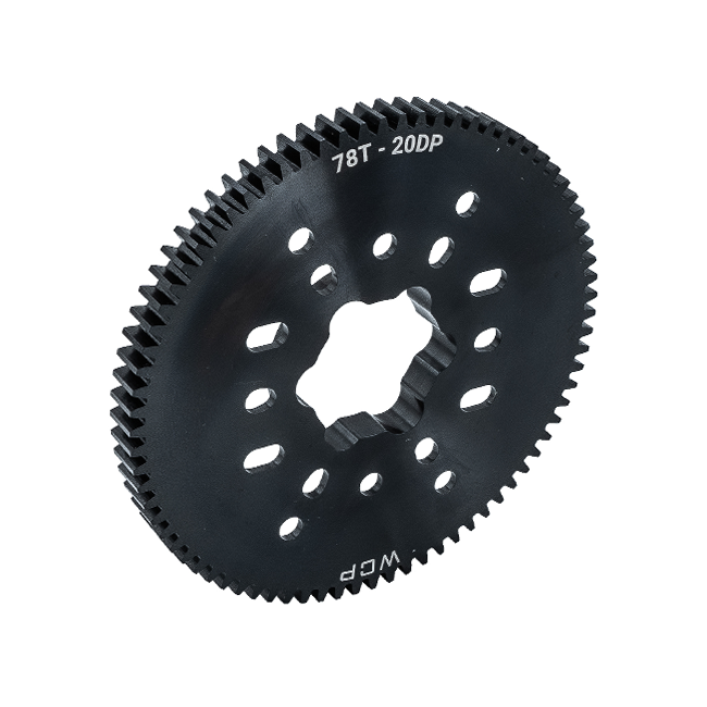78t Steel Spur Gear (20 DP, SplineXL Bore)