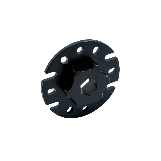 1/2" Hex ID x SplineXL OD MotionX Hub (Aluminum, #10-32 Clearance)