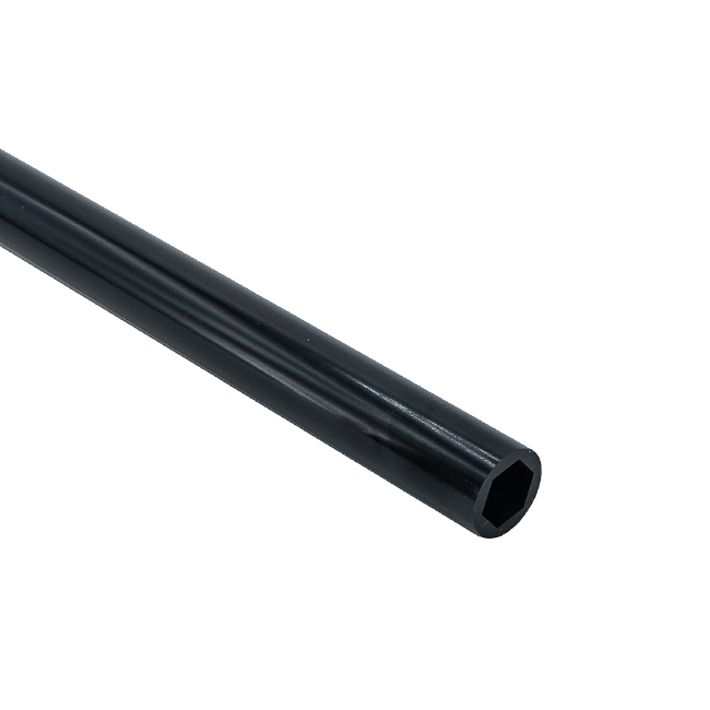 .75" OD x .500" Hex ID Aluminum Round Tube Stock (36")