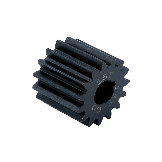 15t Steel Spur Gear (20 DP, 16t Center Distance, 8mm Key Bore)