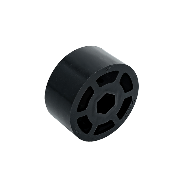2" OD x 1" Wide Straight Flex Wheel (1/2" Hex, 30A)