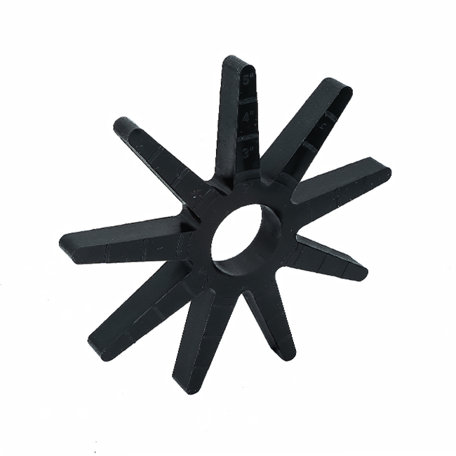 9T x 5" OD x 1/2" Wide Star Flex Wheel (1-1/4" Round Stretch, 60A)