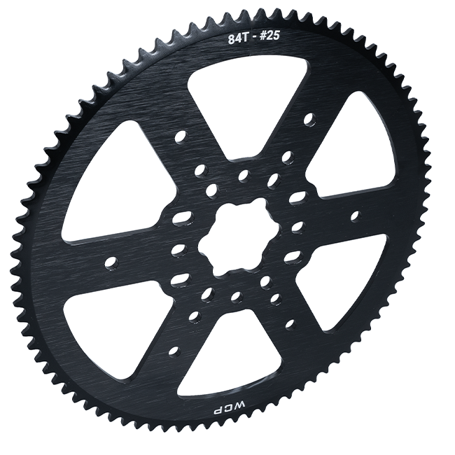 84t Aluminum Plate Sprocket (#25 Chain, SplineXL Bore)