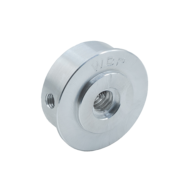 1-1/8" OD x 1/2" WD Roller Hub (5/16-18 Tapped Bore)
