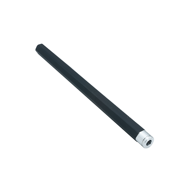 8" Long x 1/2" Rounded Hex Shaft (1/2" Round, 1/2" Snapring Groove)
