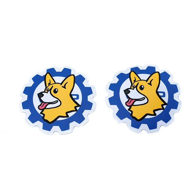 WCP Gear Corgi Logo Sticker