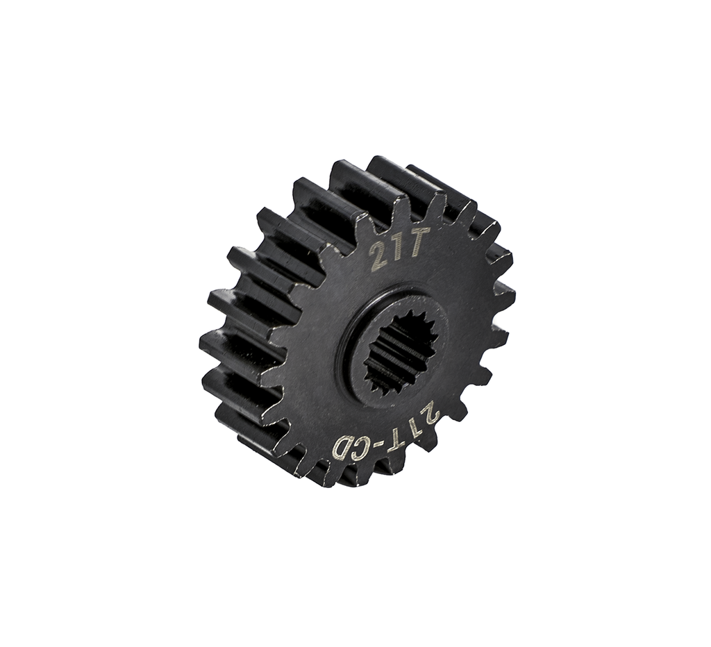 21t 1/2" Wide Steel Spur Gear (20DP, 8mm SplineXS Bore)