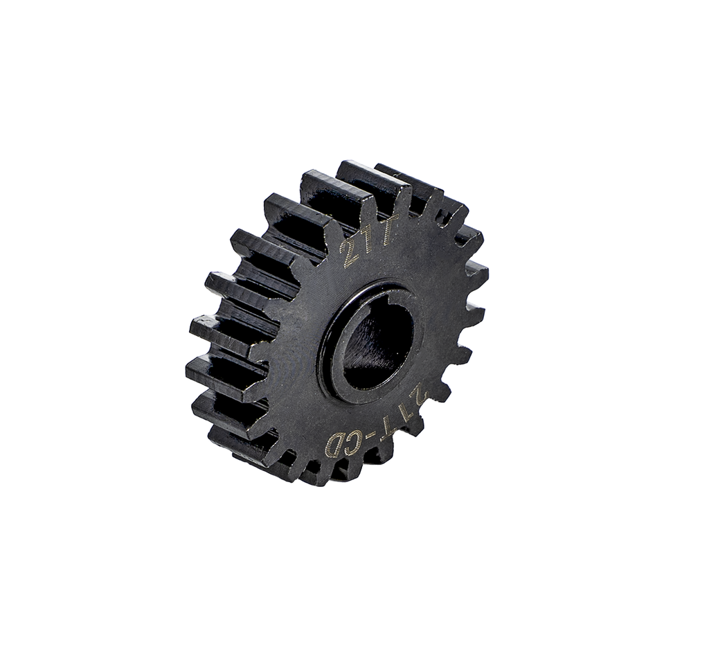 21t Steel Spur Gear (20DP, 21t CD, 8mm Key Bore)