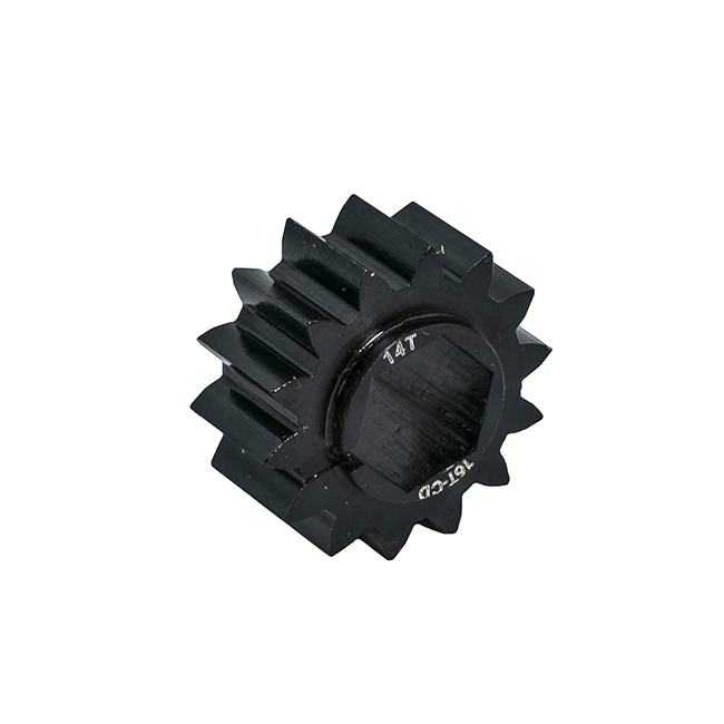 14t Steel Spur Gear (20 DP, 16t Center Distance, 3/8" Hex Bore)