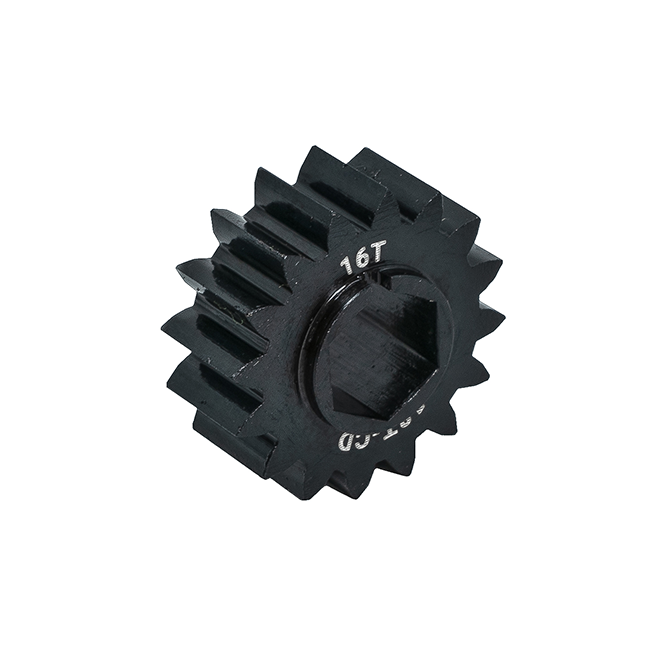 16t Steel Spur Gear (20 DP, 18t Center Distance, 3/8" Hex Bore)