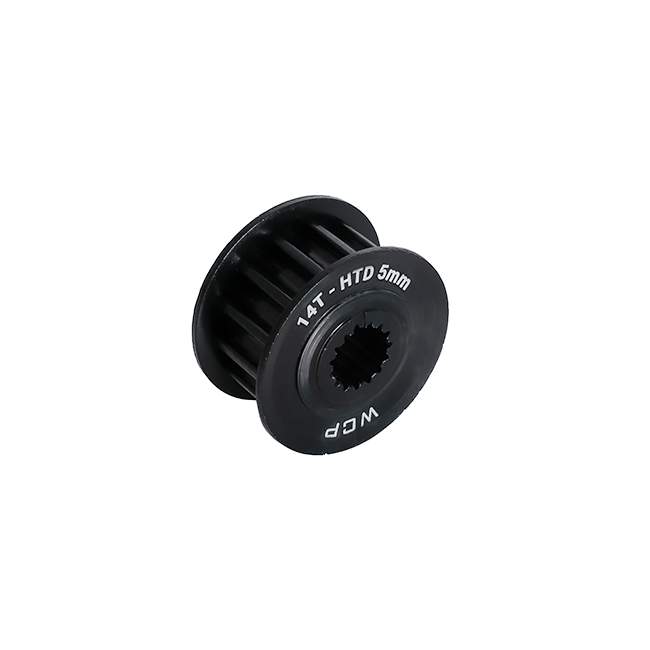 14t x 9mm Wide Aluminum Pulley (HTD 5mm, 8mm SplineXS Bore)