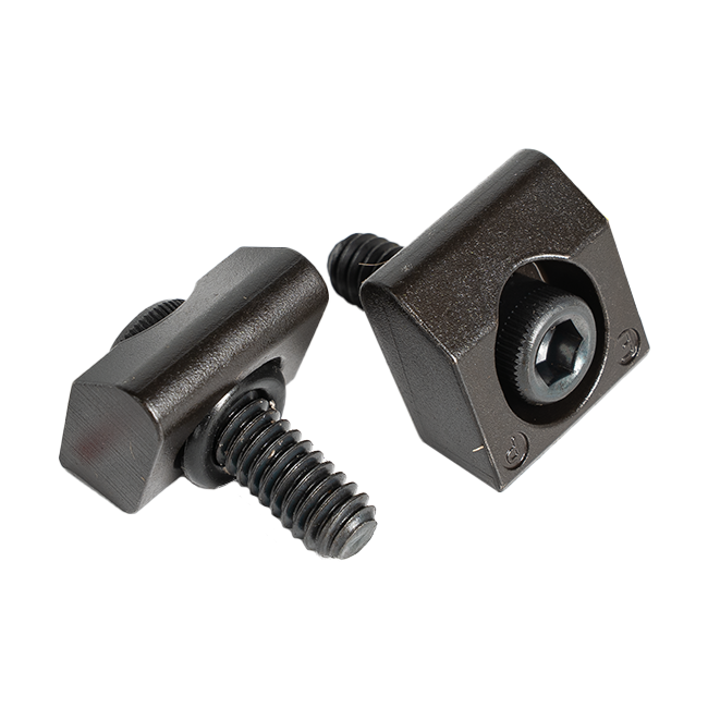 1/4"-20 Screw, 3600 lbs Holding Force, Fixture Pitbull Clamps (6-Pack, Mitee Bite 26050)