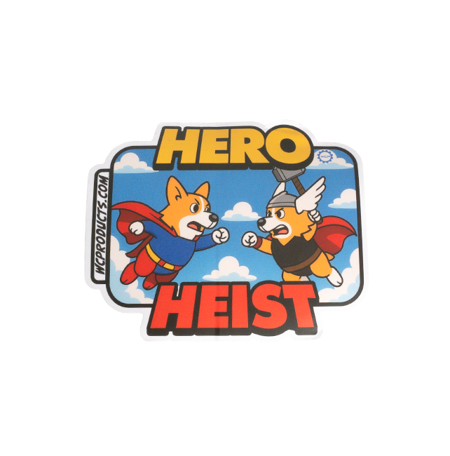 WCP-2218 - WCP Hero Heist Corgi Sticker