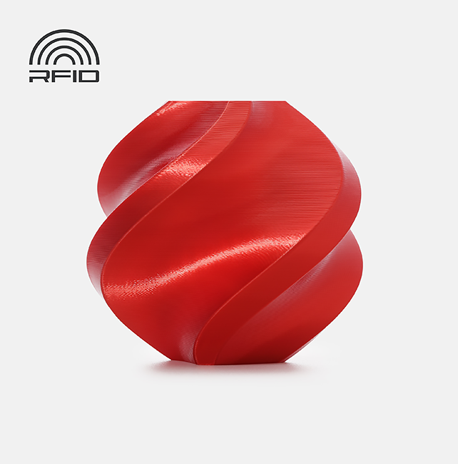 Bambu Lab Candy Red PLA Silk+ (1.75mm, 1KG Spool)