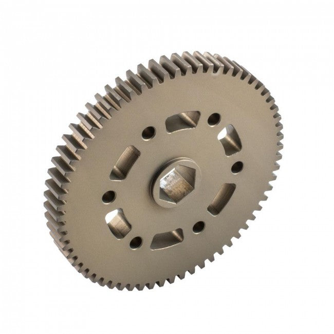 217-3223: 66t Aluminum Spur Gear (20 DP, 1/2" Hex Bore, VersaKeys)